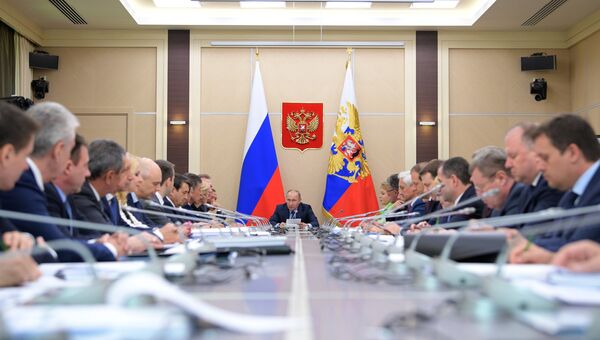 Владимир Путин проводит заседание Совета по стратегическому развитию и приоритетным проектам. 5 июля 2017