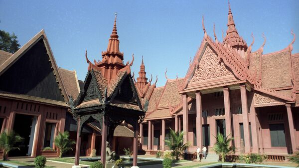 Здание Национального музея искусства в городе Пномпень