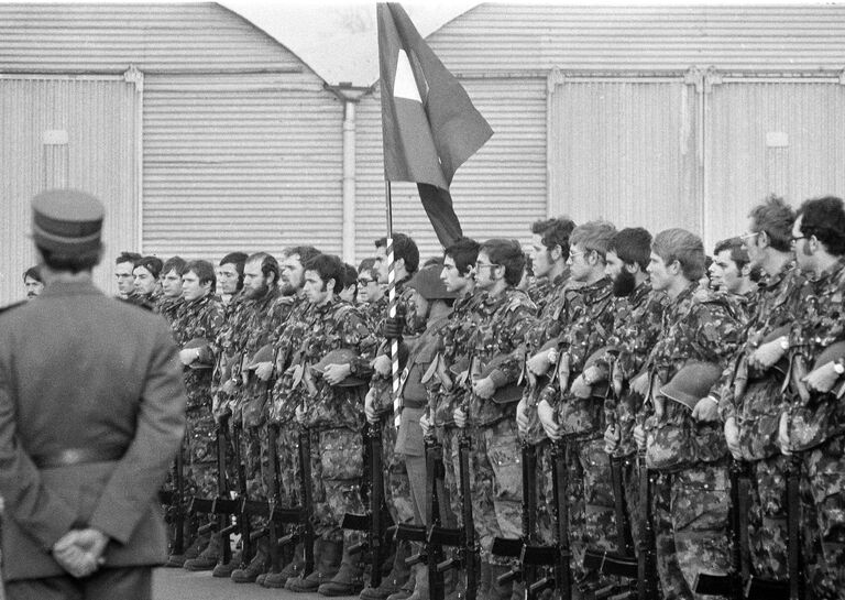 Солдаты швейцарской армии. 20 декабря 1973