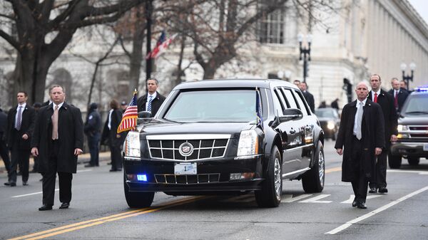 Автомобиль Cadillac One президента США Дональда Трампа. Архивное фото