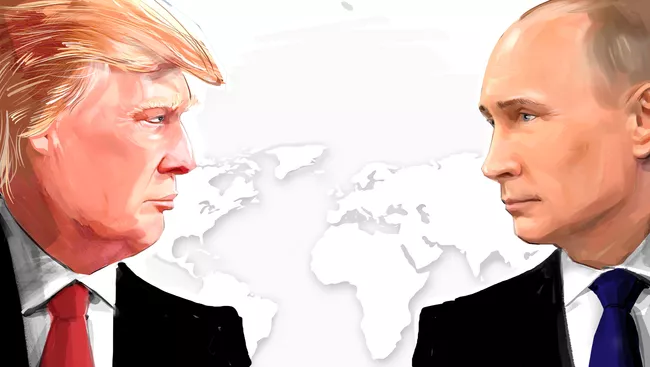 Дональд Трамп и Владимир Путин