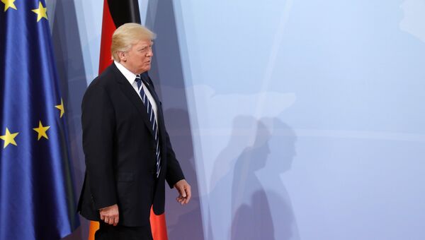 Президент США Дональд Трамп на саммите G20 в Гамбурге. 7 июля 2017