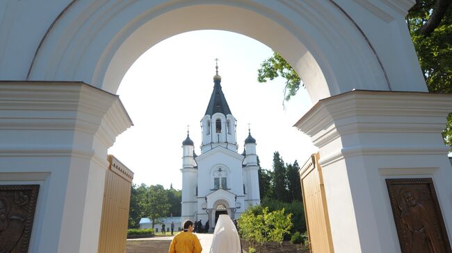 Посещение Святейшим Патриархом Кириллом острова Валаам. Архивное фото