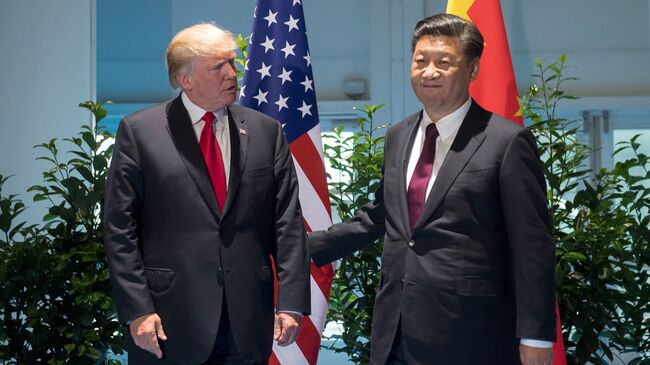 Встреча Дональда Трампа и Си Цзиньпина на полях саммита G20. Архивное фото