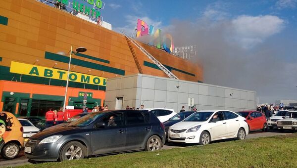 Пожар в ТЦ Рио. 10 июля 2017
