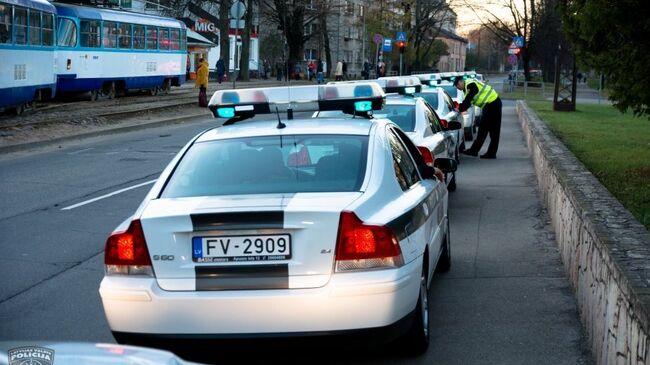Латвийская полиция. Архивное фото