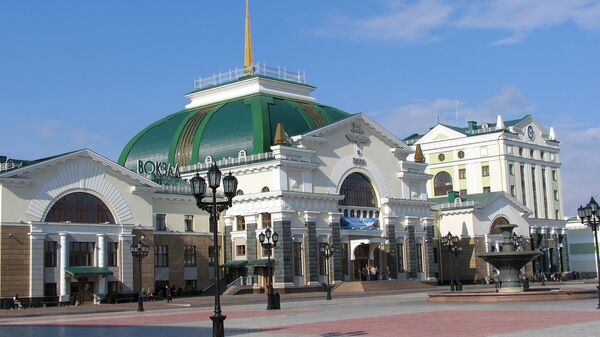 Здание железнодорожного вокзала, Красноярск