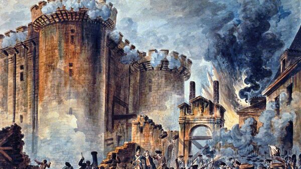 Картина Взятие Бастилии художника Жана-Пьера Уэля