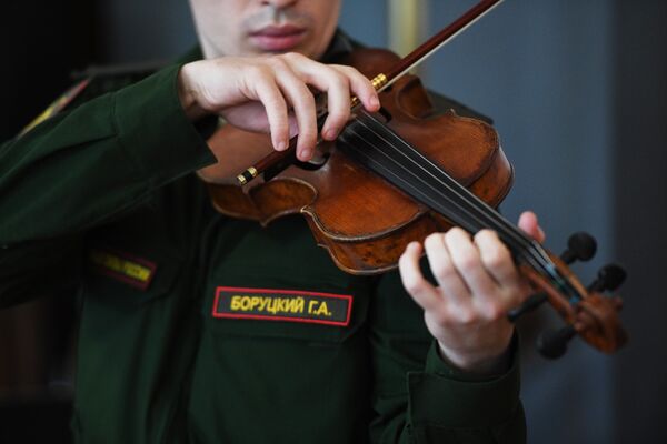 Участник Центрального военного оркестра Министерства обороны РФ