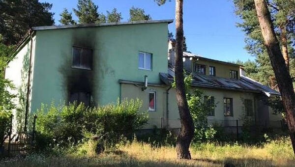 Женский монастырь в поселке Брюховичи Львовской области забросали бутылками с зажигательной смесью
