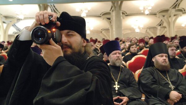 Архиерейский Собор Русской православной церкви.Архивное фото