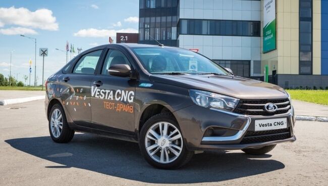 Lada Vesta CNG. Архивное фото