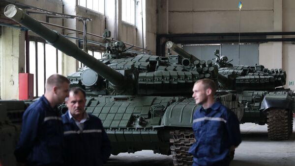 Танки Т-72 на Львовском бронетанковом заводе