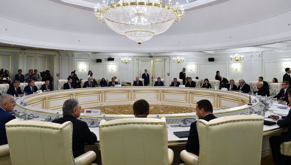 Заседание совета министров иностранных дел ОДКБ в Минске. 17 июля 2017