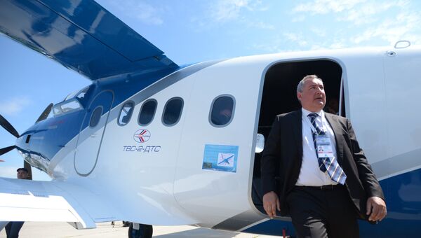Дмитрий Рогозин на Международном авиационно-космическом салоне МАКС-2017. 18 июля 2017