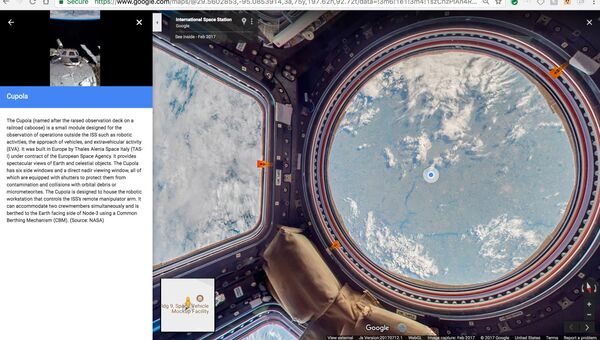 Google: виртуальная экскурсия на МКС