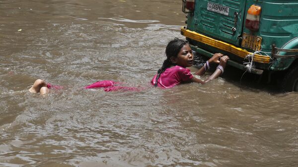 Наводнение в Индии. Архивное фото