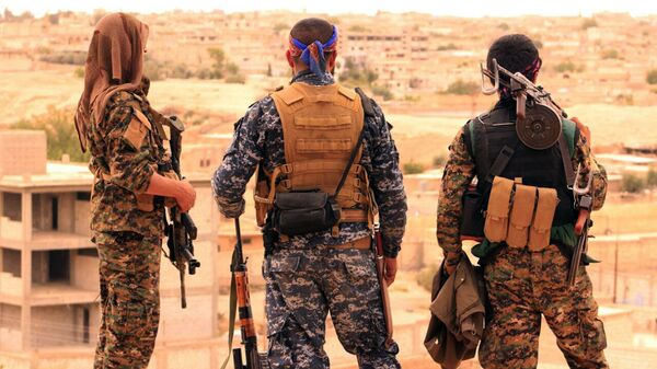 Бойцы СДС в Табке, Сирия. Архивное фото