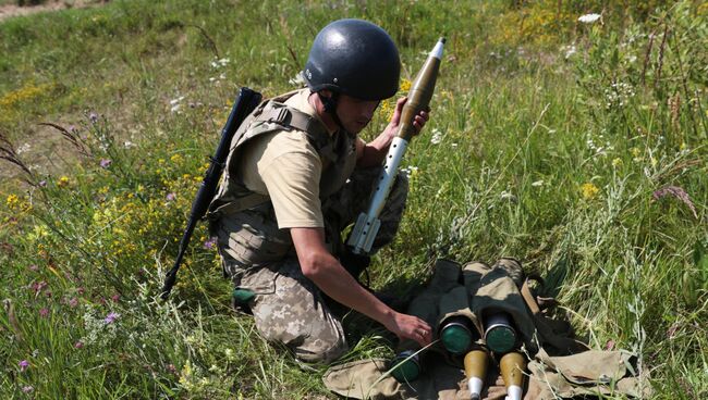 Военнослужащие на Украине. Архивное фото