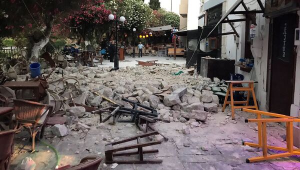 Последствия землетрясения на острове Кос, Греция. 21 июля 2017