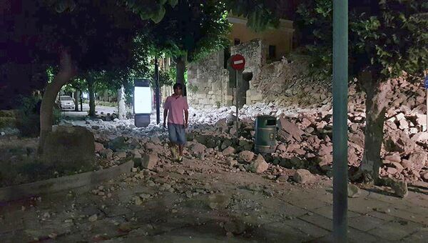 Последствия землетрясения на остров Кос в Греции. 21 июля 2017