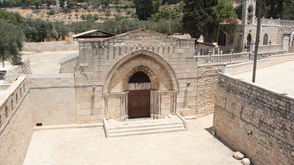 Пещерная церковь Успения Богородицы (место ее погребения) в Иерусалиме