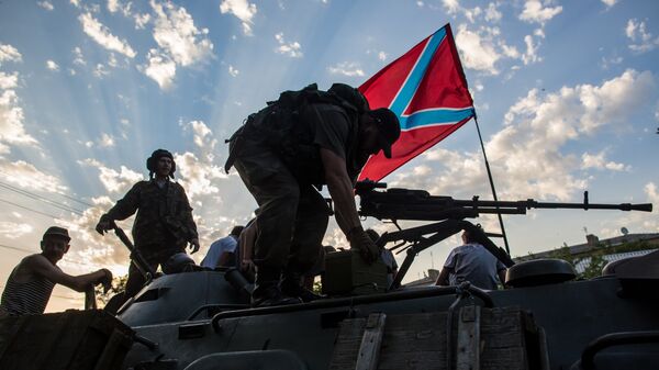Бойцы ополчения Донбасса