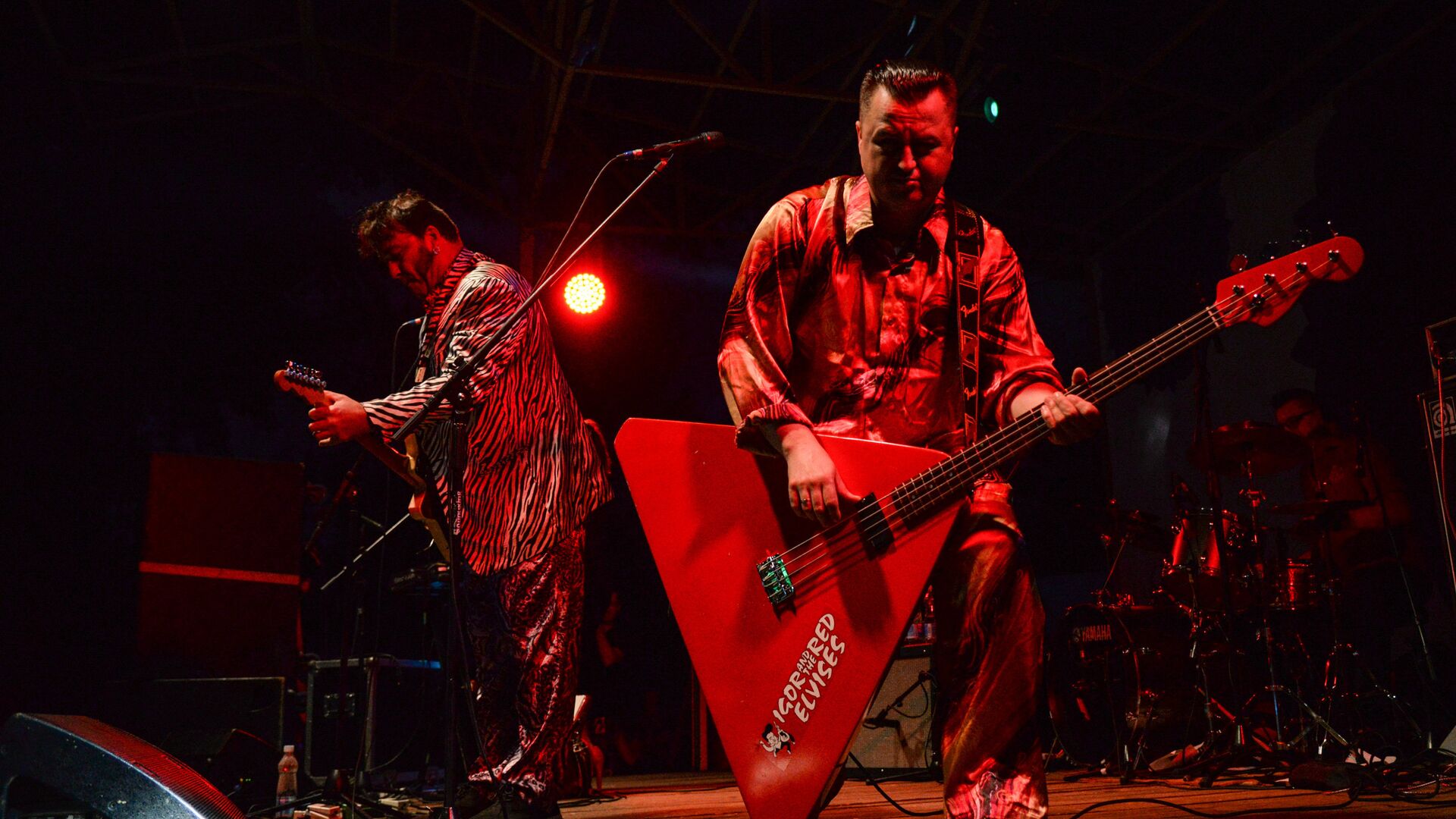 Выступление группы Red Elvises на фестивале Усадьба JAZZ в Воронеже, 22 июля 2017 года - РИА Новости, 1920, 23.06.2023