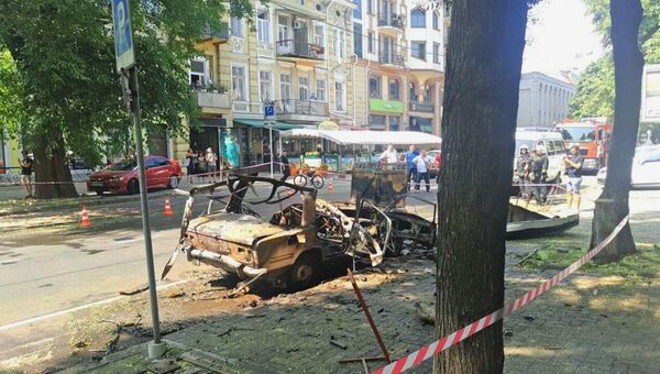 Взрыв автомобиля в Одессе. 24 июля 2017