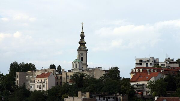Вид на Стари Град в Белграде. Архивное фото
