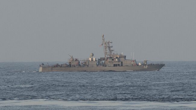 Американский военный корабль в Персидском заливе. Архивное фото