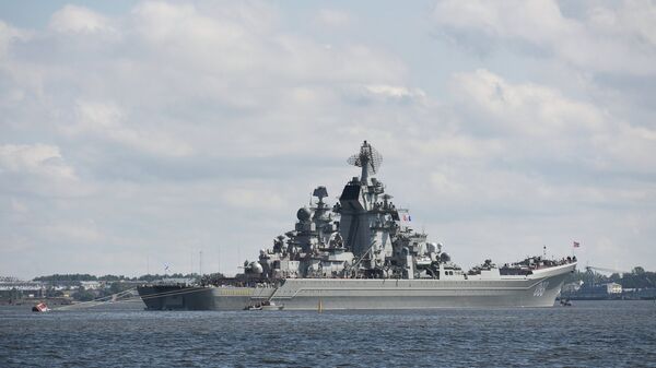 Атомный крейсер Петр Великий прибыл в Кронштадт