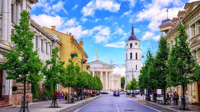 Город Вильнюс, Литва. Архивное фото