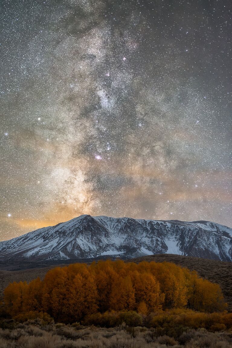 Работа фотографа Brandon Yoshizawa Fall Milk, вошедшая в шорт-лист Insight Astronomy Photographer of the Year 2017