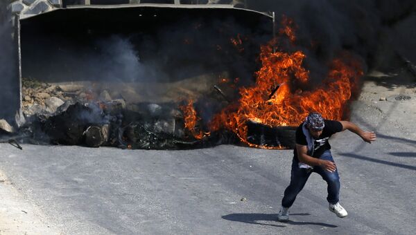 Столкновения палестинцев с израильской армией. Архивное фото