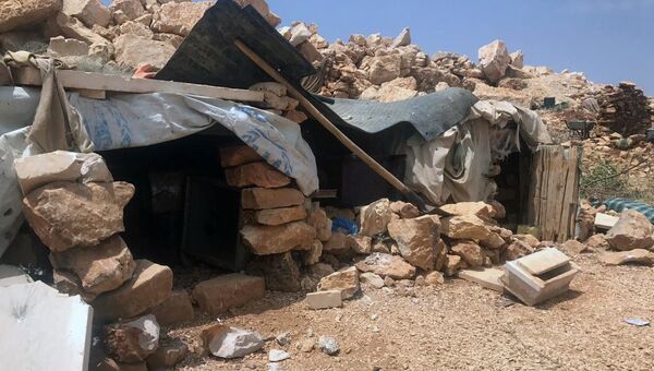 Место базирования террористов в горном районе Эрсаль на ливано-сирийской границе. Архивное фото