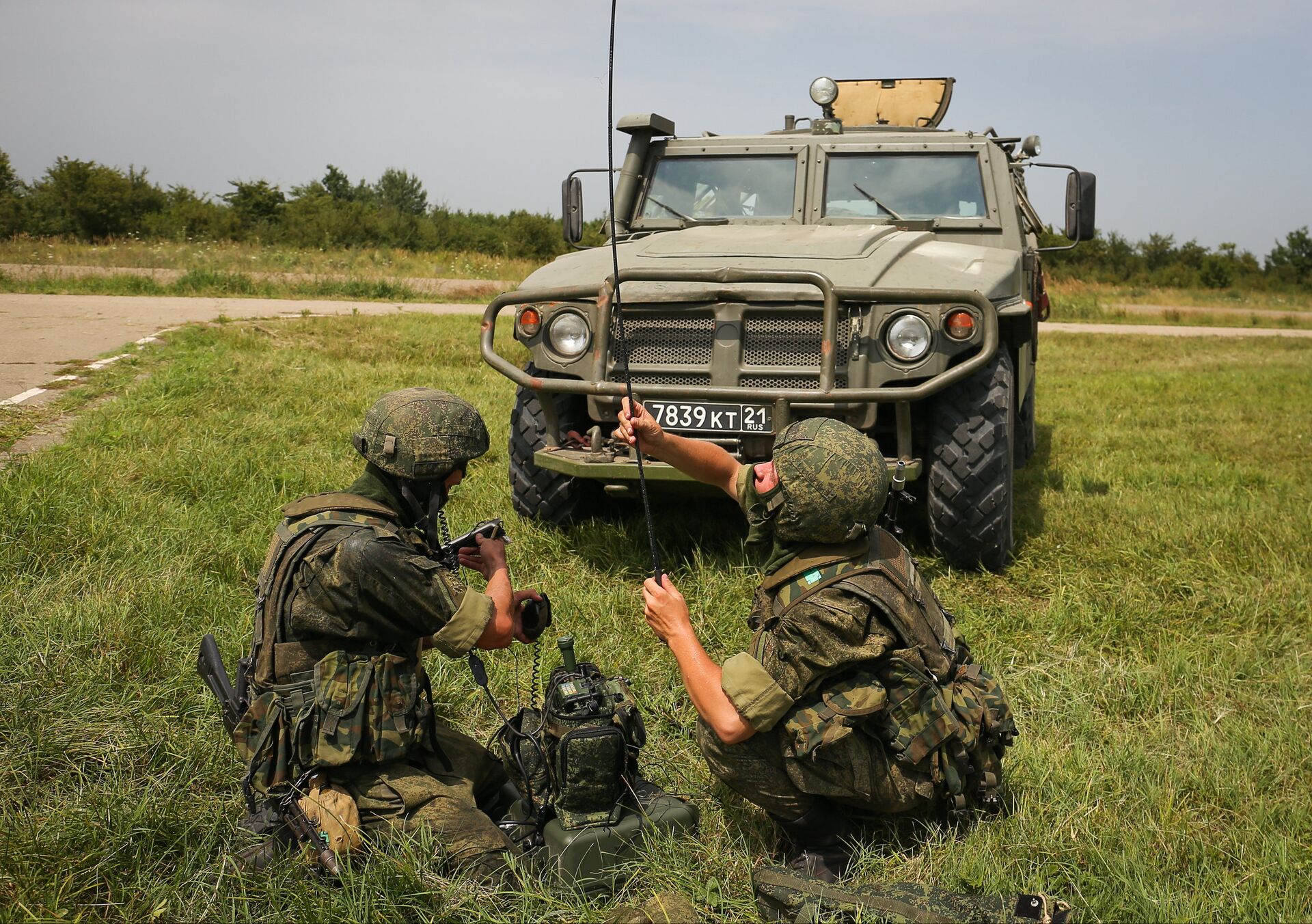 Военнослужащие во время тактических учений с подразделениями соединения специального назначения Южного военного округа - РИА Новости, 1920, 26.09.2022