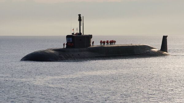 Атомная подводная лодка Юрий Долгорукий. Архивное фото