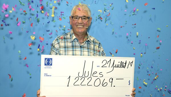 Канадец Жюль Паран выиграл джекпот в размере 1 222 069 канадских долларов в онлайн-лотерее. 27 июля 2017