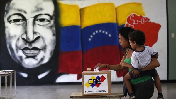 Голосование на выборах членов национального учредительного собрания в Венесуэле
