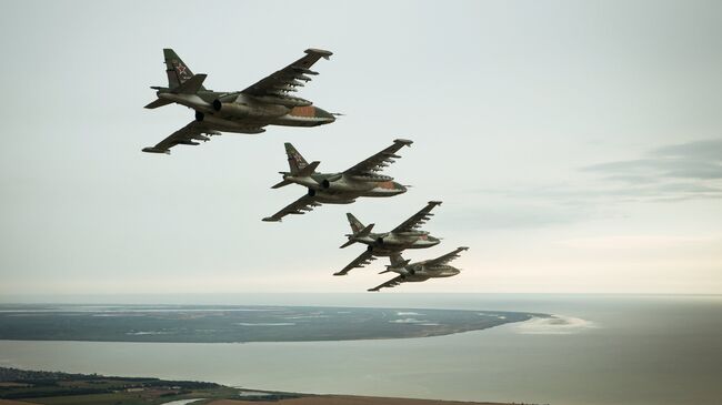 Штурмовики Су-25СМ3. Архивное фото