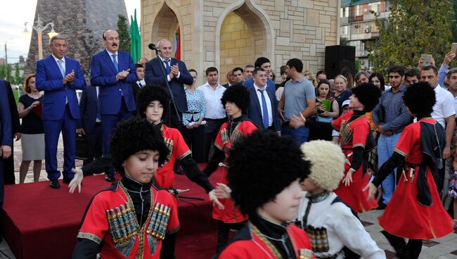 Открытие этнокультурного парка Город Мастеров в Махачкале