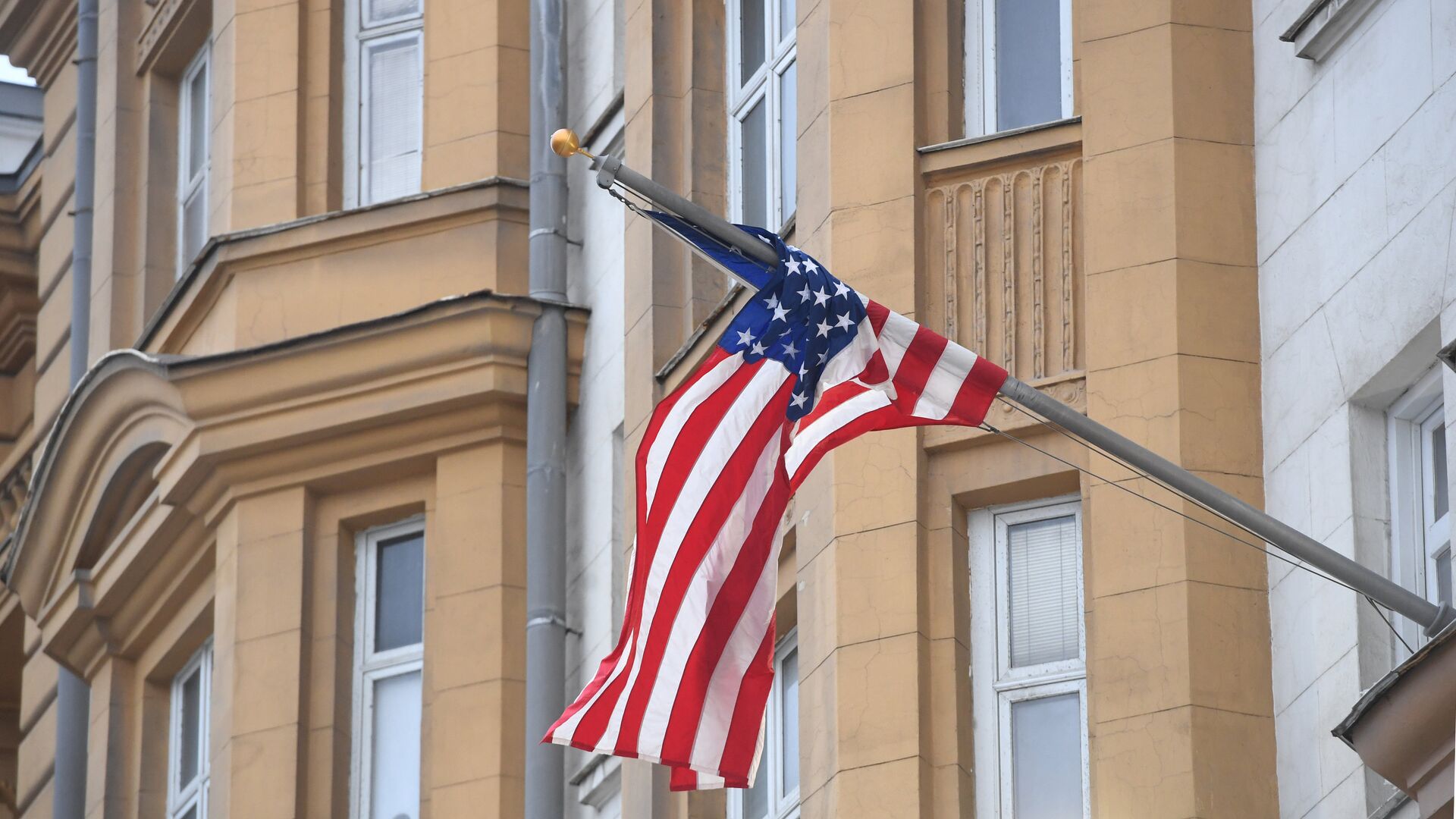 Здание посольства США в Москве - РИА Новости, 1920, 17.02.2022