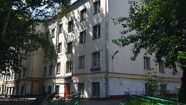 Четырехэтажный жилой дом в 3-м Самотечном переулке в Москве, включенный в программу реновации. Архивное фото