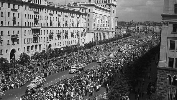 VI Всемирный фестиваль молодежи и студентов в Москве, 28 июля 1957 год