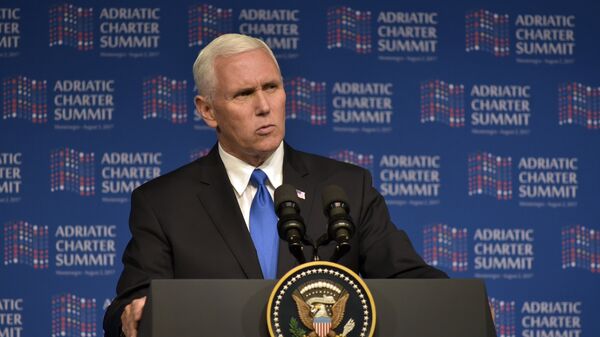 Вице-президент США Майк Пенс выступил с речью на открытии саммита Адриатической Хартии в Черногории. 2 августа 2017