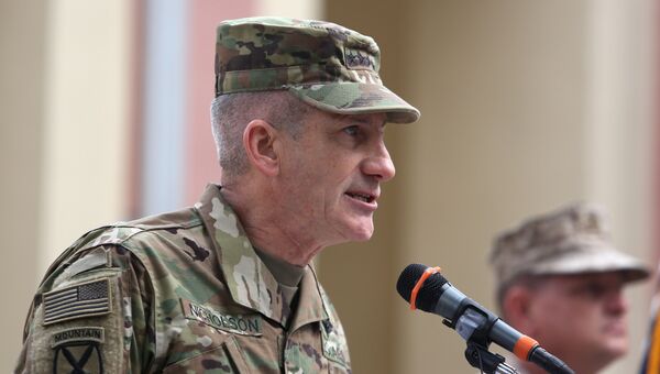 Командующий силами США в Афганистане генерал Джон Николсон. Архивное фото