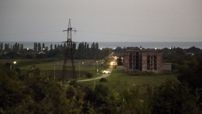 Село Приморское Гудаутского района, где взорвались боеприпасы на складе Минобороны Абхазии. 2 августа 2017