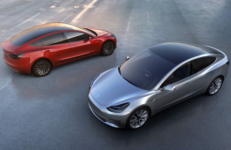 Автомобили Tesla Model 3 Автомобили Tesla Model 3