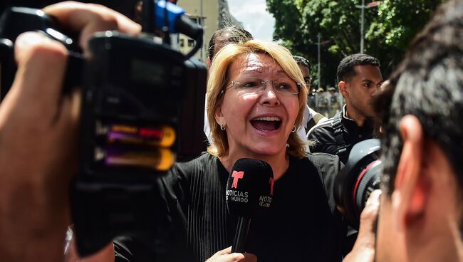 Экс-генпрокурор Венесуэлы Луиза Ортега. Архивное фото